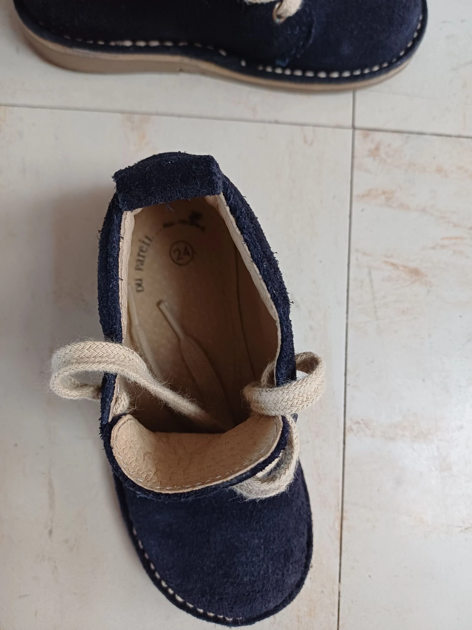 Nice navy blue city shoes for boys size 24 - From the same to the same – photo 4